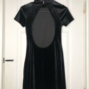 Velvet mini dress